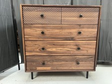 John Lewis Carved 5 Drawer