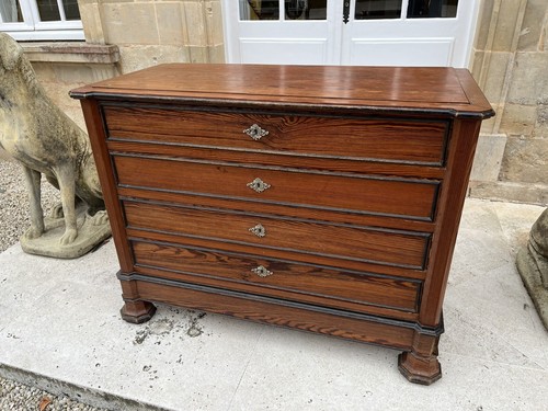 Italian walnut chest - italian, of