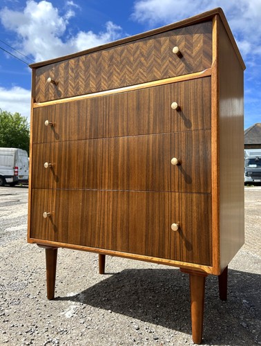 Refinished mid century walnut - refinished,