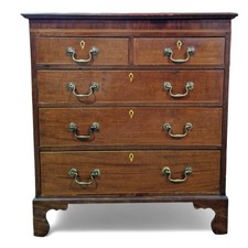 Geogian inlaid mahogany chest