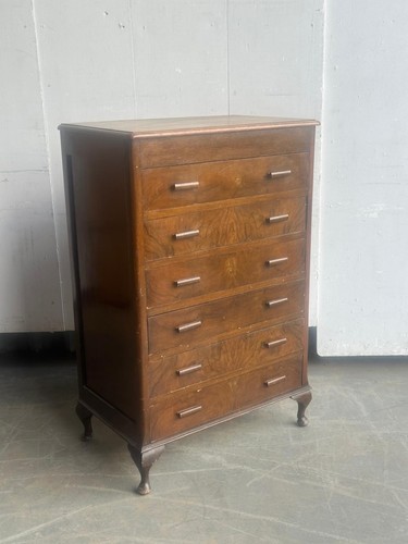 1950 walnut drawer chest - 1950's, 6