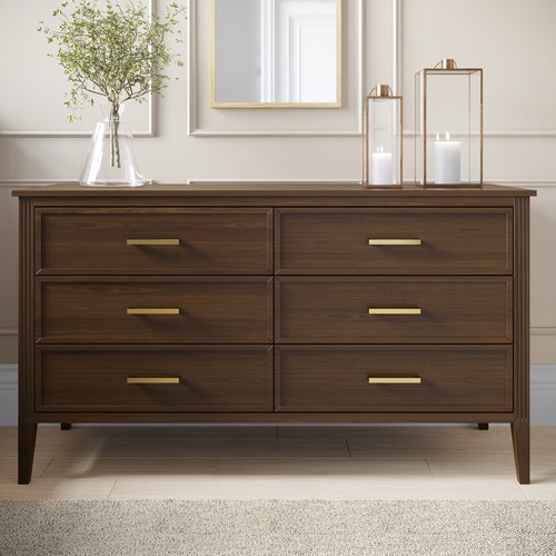 Wide walnut chest - wide, of