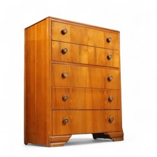 Art Deco Burr Walnut Chest Of